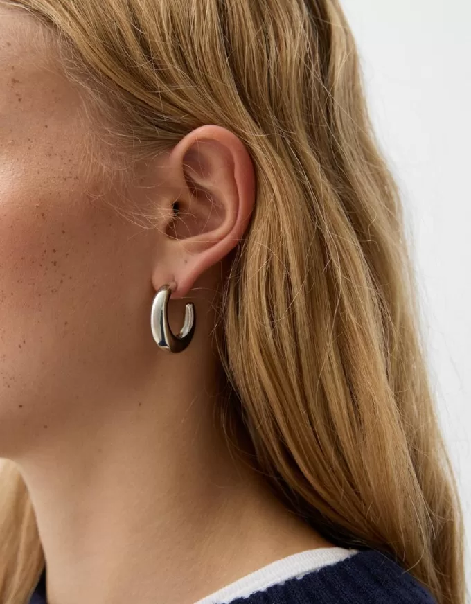 Confezione da 6 orecchini a cerchio