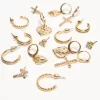 Confezione da 9 orecchini