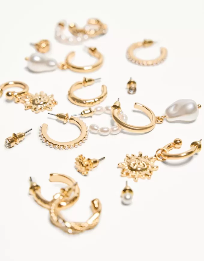 Confezione da 9 orecchini