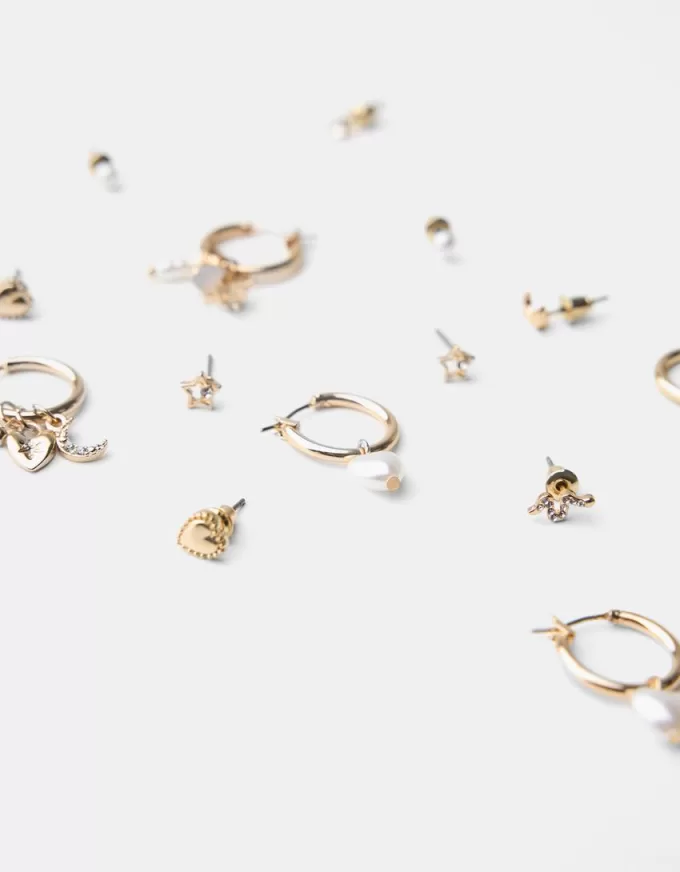 Confezione da 9 orecchini