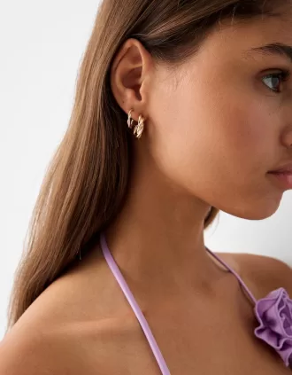 Confezione da 9 orecchini a cerchio