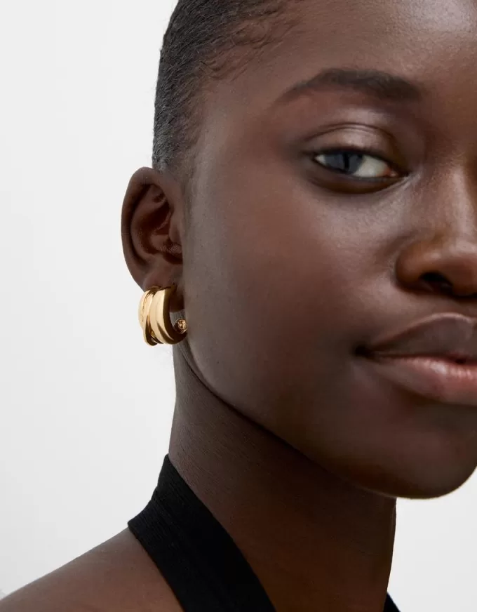 Confezione da 9 orecchini a cerchio