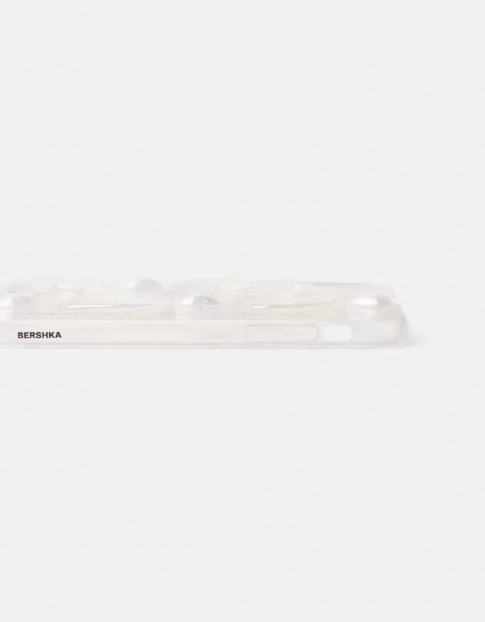 Cover iPhone cuore iridescente