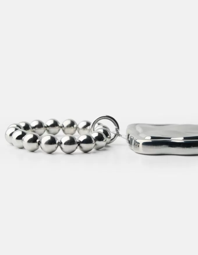 Custodia metallica per cellulare con braccialetto