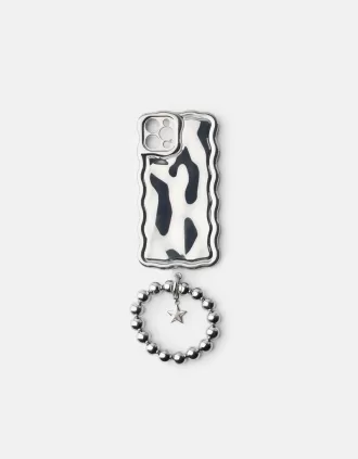 Custodia metallica per cellulare con braccialetto