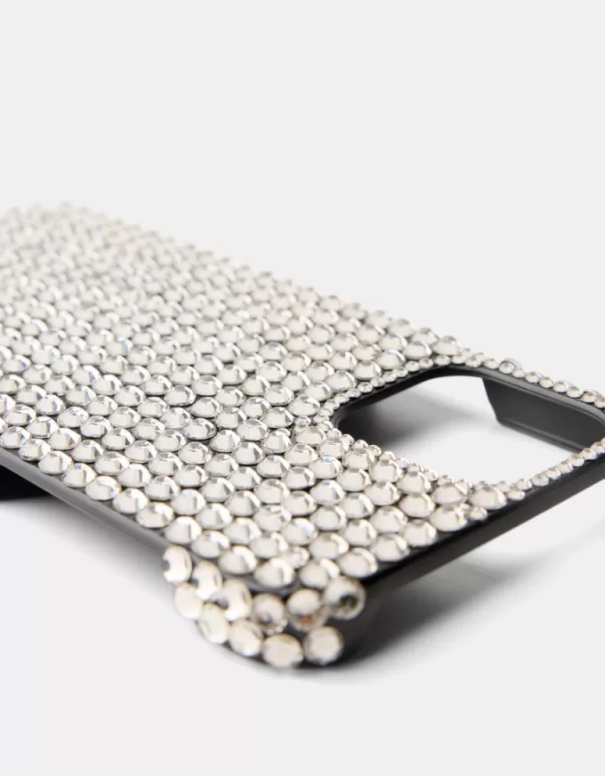 Custodia per iPhone impreziosita da strass