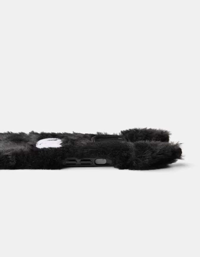 Custodia per iPhone in materiale felpato Kuromi