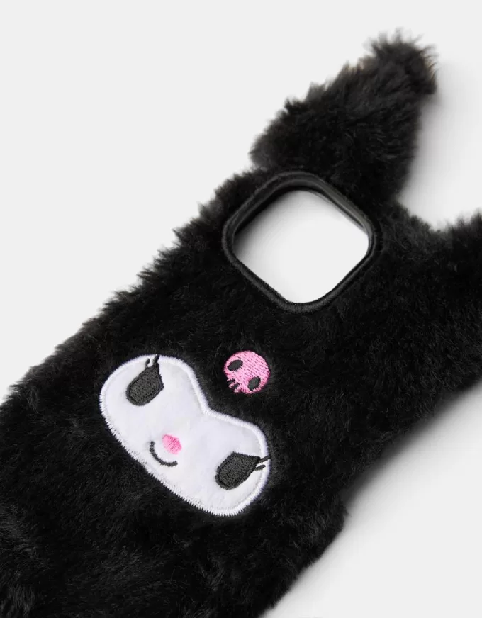 Custodia per iPhone in materiale felpato Kuromi