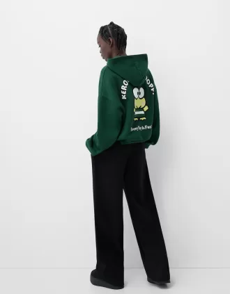 Felpa con cappuccio Kerokerokeroppi