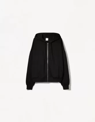 Felpa con cappuccio con cerniera