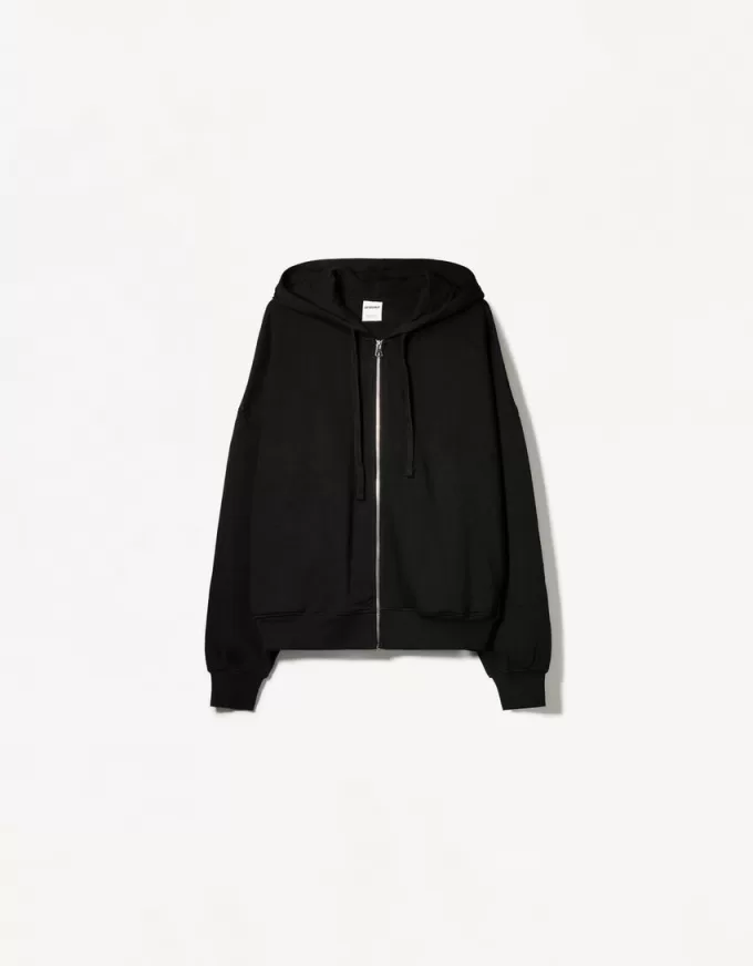 Felpa con cappuccio con cerniera