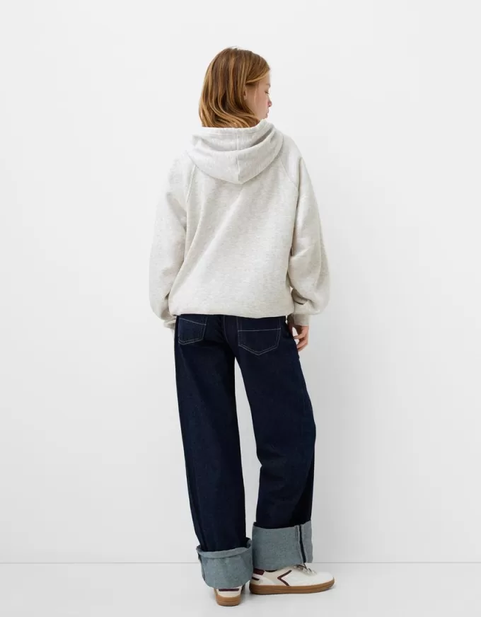 Felpa con cappuccio con cerniera