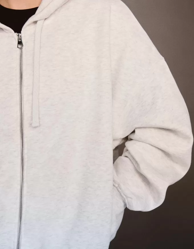 Felpa con cappuccio con cerniera