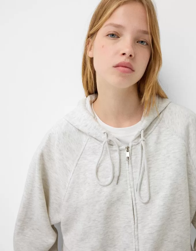 Felpa con cappuccio con cerniera