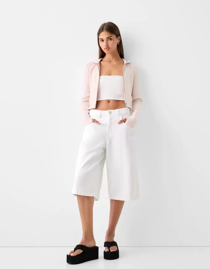 Felpa con cappuccio con cerniera