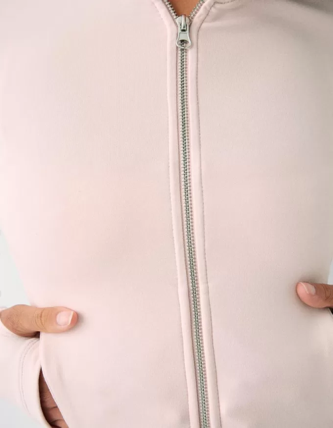 Felpa con cappuccio con cerniera