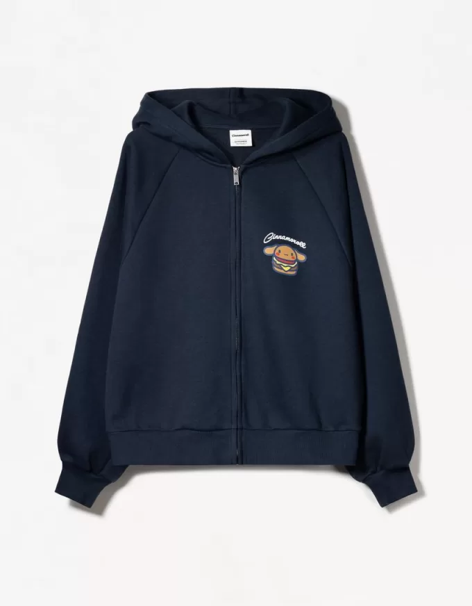 Felpa con cappuccio con zip Cinnamoroll