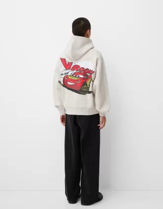 Felpa con cappuccio dalla vestibilità boxy di Cars