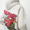 Felpa con cappuccio dalla vestibilità boxy di Cars
