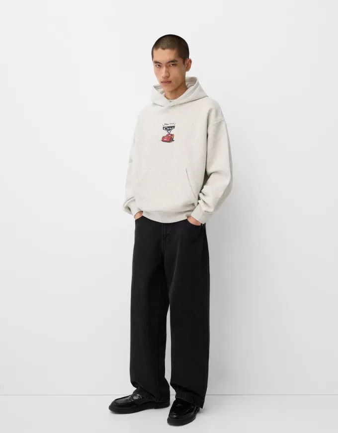 Felpa con cappuccio dalla vestibilità boxy di Cars