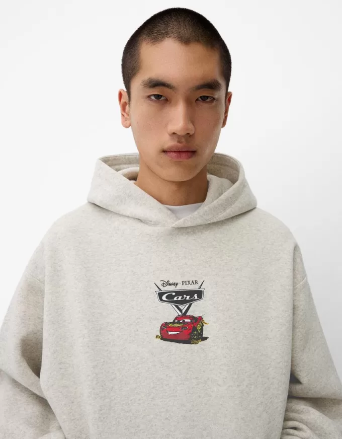 Felpa con cappuccio dalla vestibilità boxy di Cars