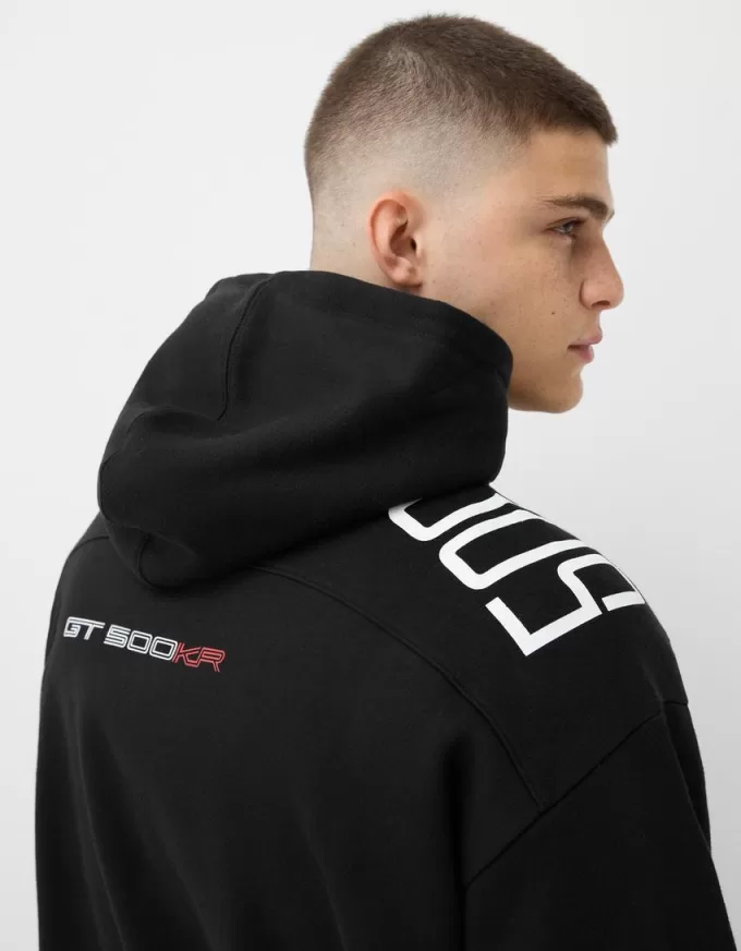 Felpa con cappuccio dalla vestibilità squadrata Shelby GT 500KR