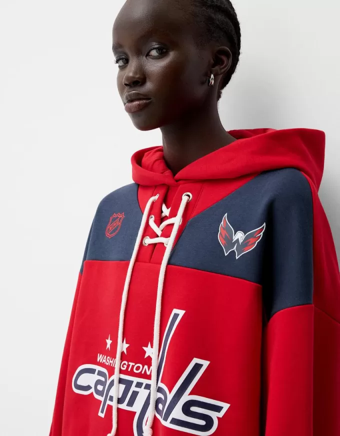 Felpa con cappuccio della NHL