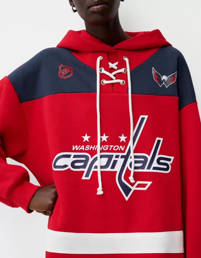 Felpa con cappuccio della NHL