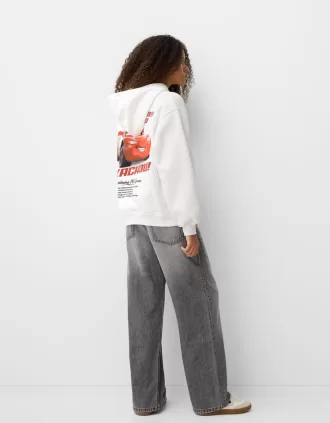 Felpa con cappuccio di Cars