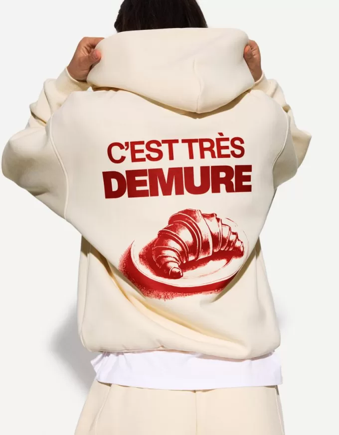 Felpa con cappuccio stampata