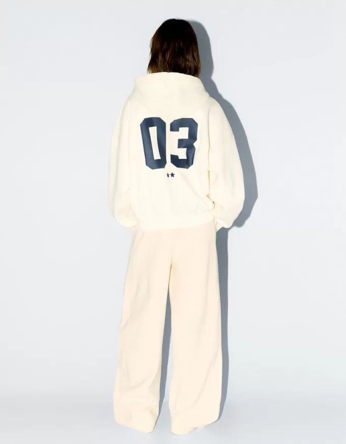 Felpa con cappuccio stampata con zip