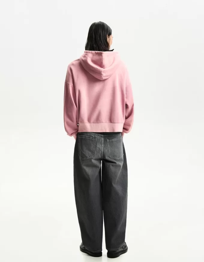 Felpa corta stampata