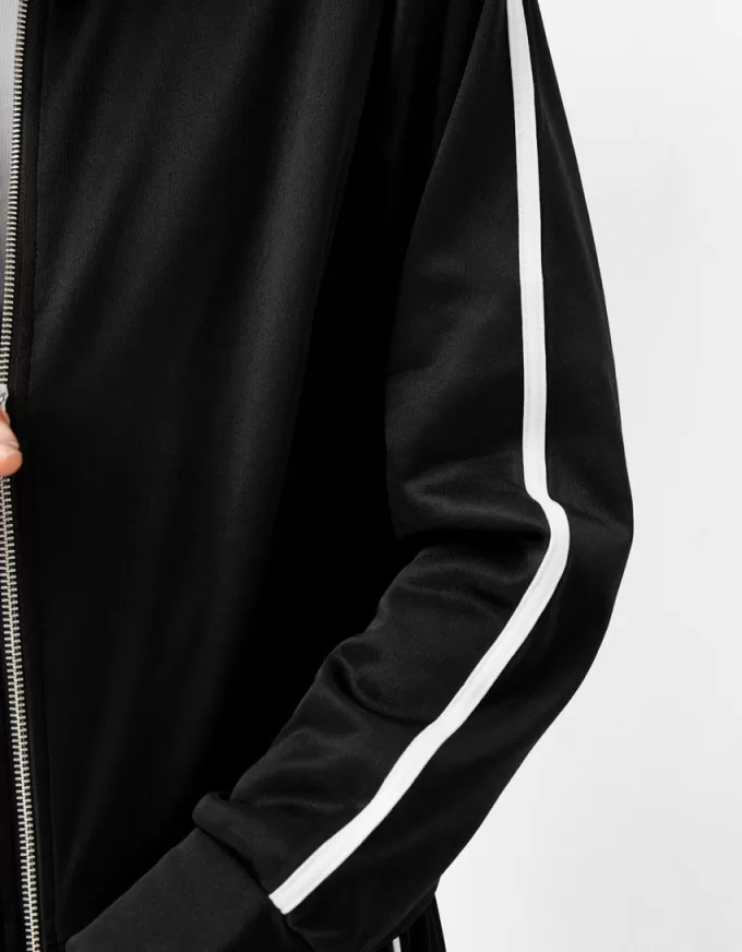 Felpa in raso con zip