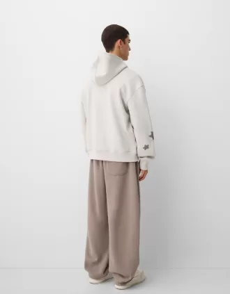 Felpa oversize con stampa