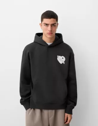 Felpa oversize con stampa