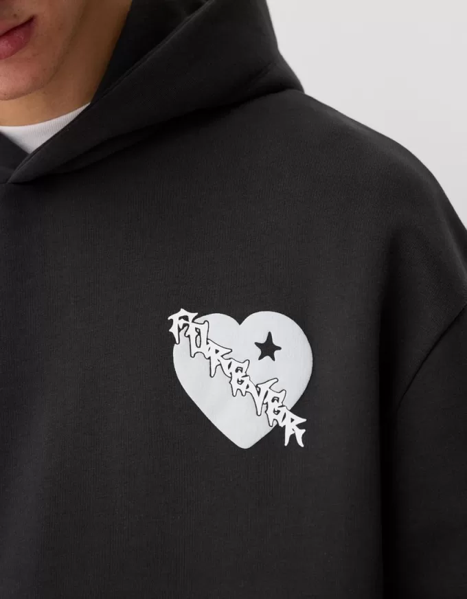 Felpa oversize con stampa