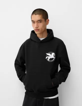 Felpa stampata oversize