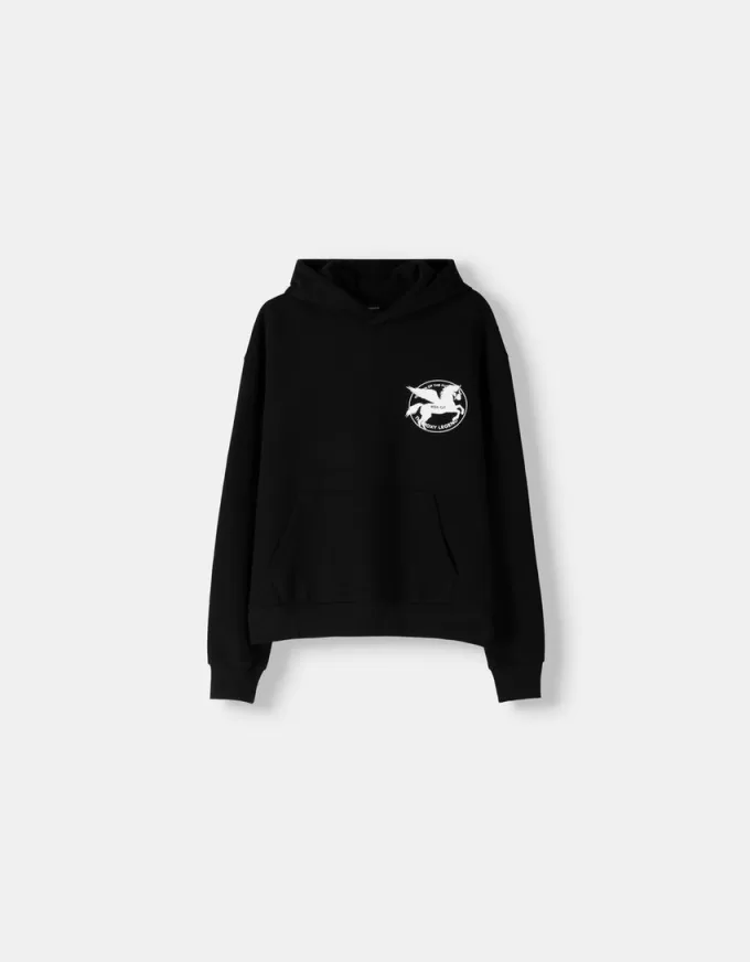 Felpa stampata oversize