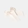 Fermaglio per capelli satinato con fiocco