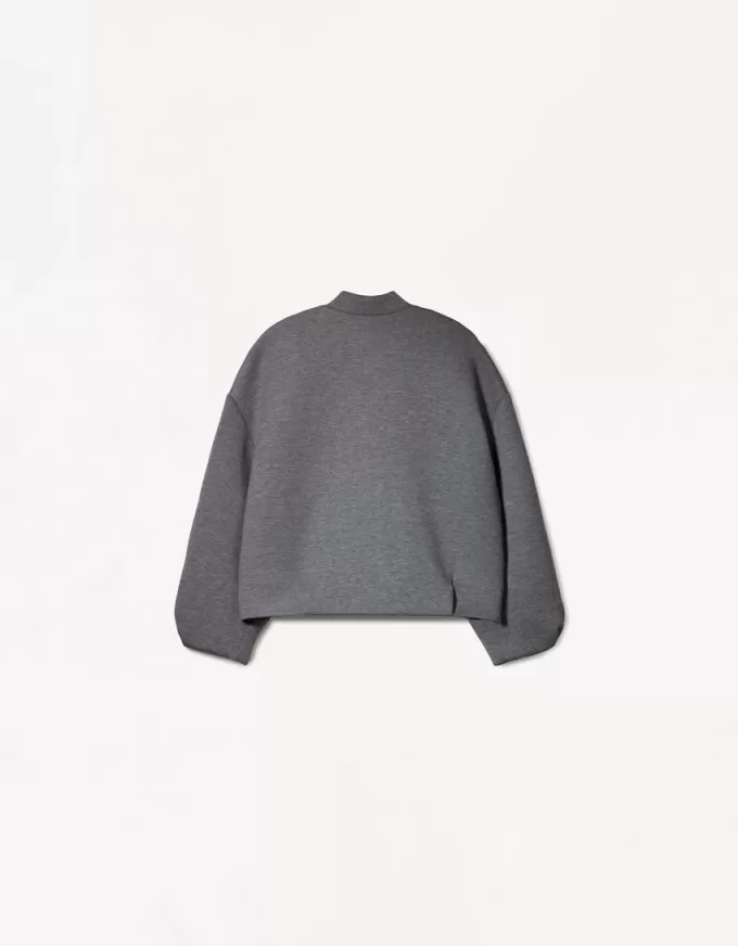 Giacca BERSHKA SERIES effetto neoprene