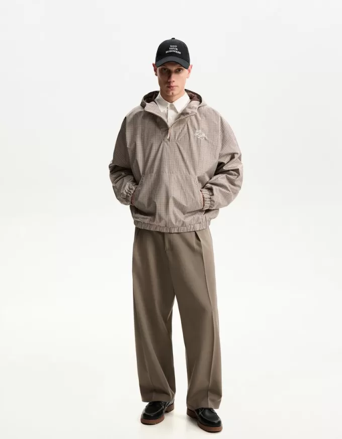 Giacca anorak tecnica con cappuccio