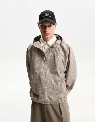 Giacca anorak tecnica con cappuccio