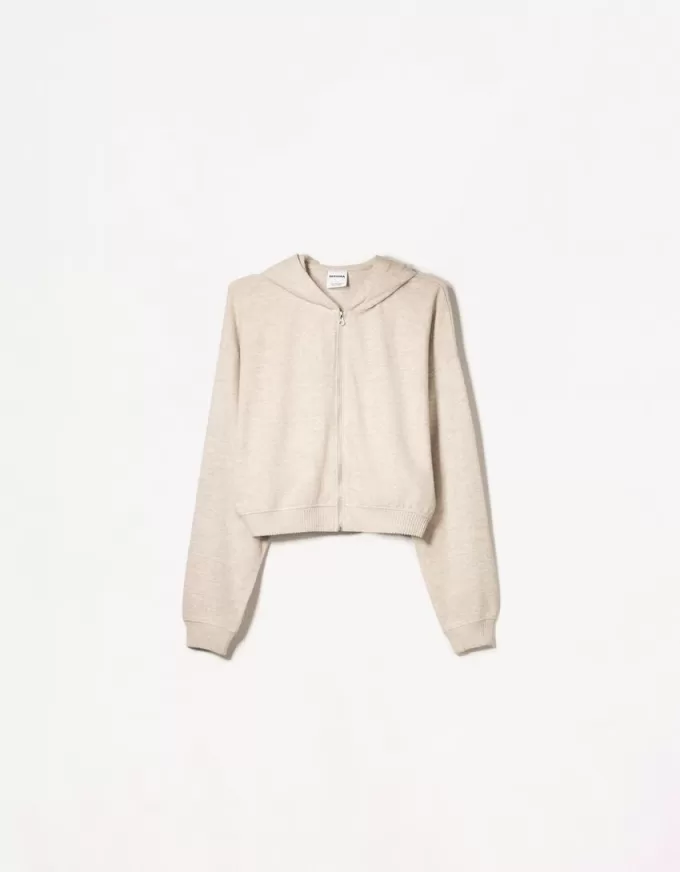 Giacca con cappuccio con cerniera