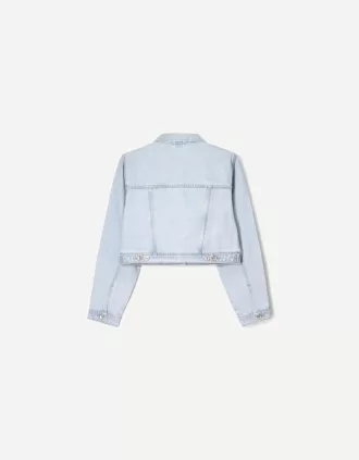 Giacca corta in denim