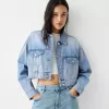 Giacca corta in denim
