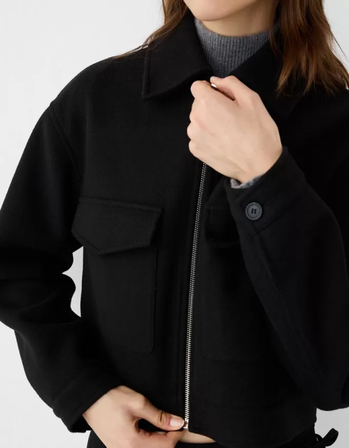 Giacca corta morbida