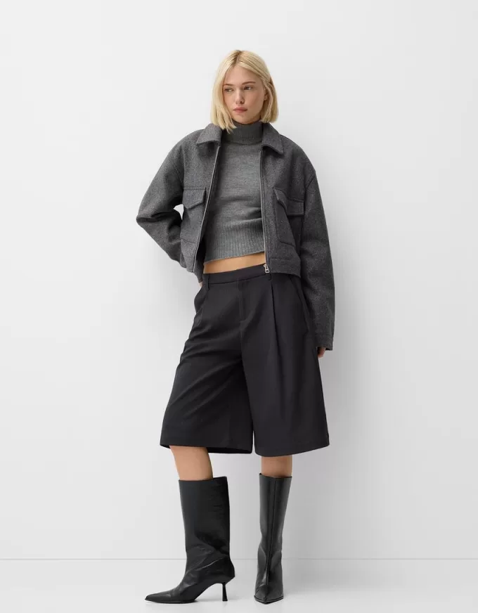 Giacca corta morbida