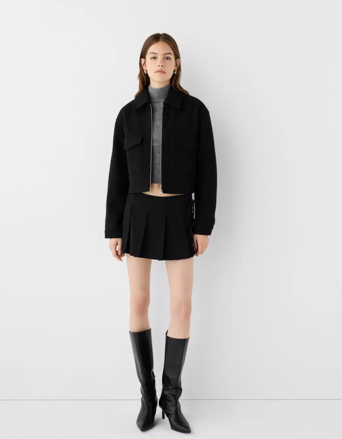 Giacca corta morbida