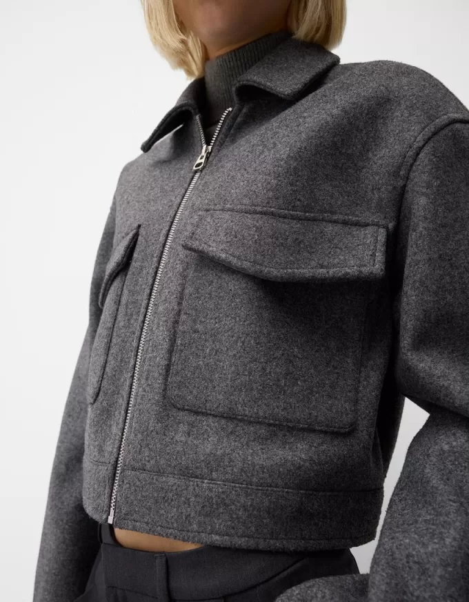 Giacca corta morbida