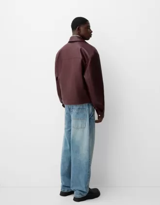 Giacca effetto pelle